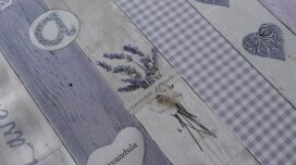 Belleza eterna: telas decorativas para cortinas con lavanda