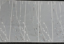 Cortina corta lujosa - altura 50 cm