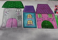 Tela decorativa infantil BAMBINA