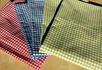 Manteles de estilo campestre fabricados en lona.