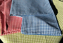 Manteles de estilo campestre fabricados en lona.