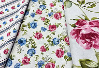 Telas y complementos para el hogar con rosas: haz florecer tu hogar