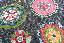 Alfombras con un moderno estampado MANDALA.