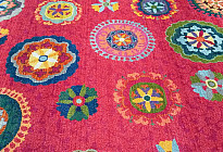 Alfombras con un moderno estampado MANDALA.