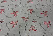 Nuevas telas decorativas modernas con motivos navideños.