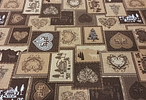 Nuevas telas decorativas modernas con motivos navideños.