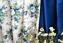 Combinamos estampados florales.