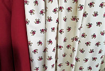 Combinamos estampados florales.