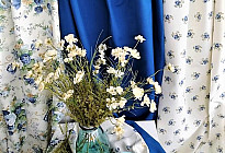 Combinamos estampados florales.
