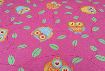 Alfombra para habitaciones para niñas HAPPY OWL