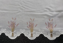 Cortina vidriera LAVANDA 60cm