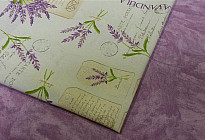 Tela con lavanda