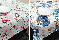 Decora la mesa con un mantel nuevo. Inspiración veraniega y servicio de mantelería a medida