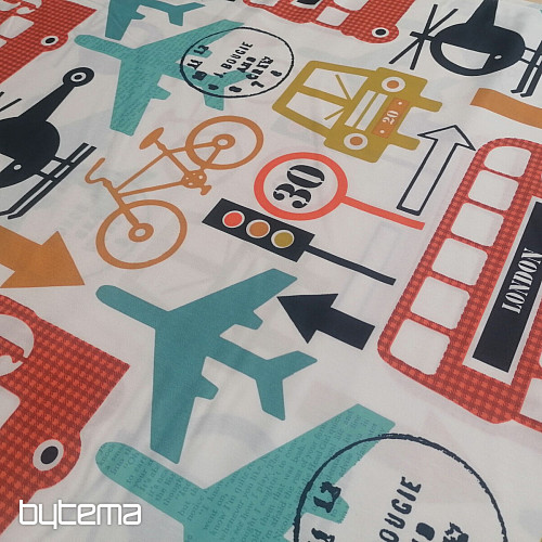 Tela decorativa infantil TRANSPORTE, TRAFFIC