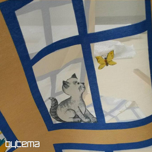 Tela decorativa infantil Animales en la ventana II