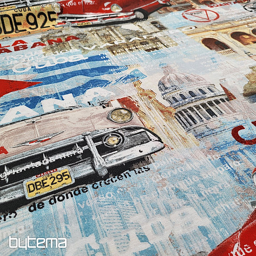 tela decorativa CUBA diseño retro