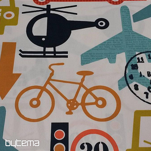 Tela decorativa infantil TRANSPORTE, TRAFFIC