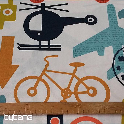 Tela decorativa infantil TRANSPORTE, TRAFFIC