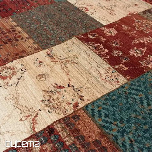 Alfombras de lana de lujo ROYAL PATCHWORK nuevo 402