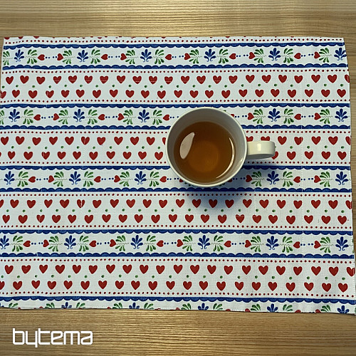 Mantel individual CORAZÓN