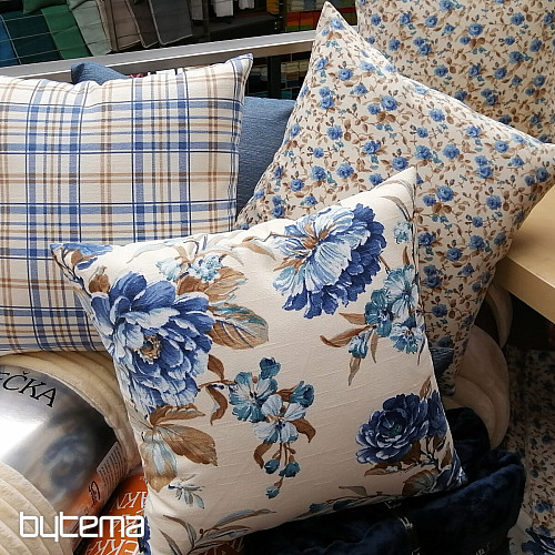 Cojines de silla Laura cuadros azul