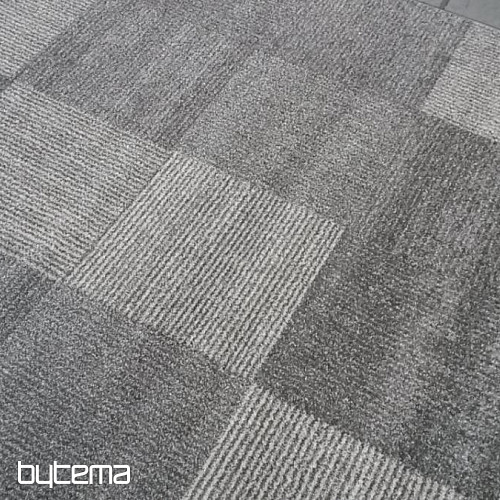 Alfombra de pieza gris ETNO