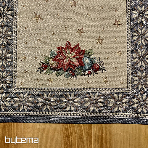 Manteles y pañuelos tapiz navideño CHRISTMAS STAR II azul