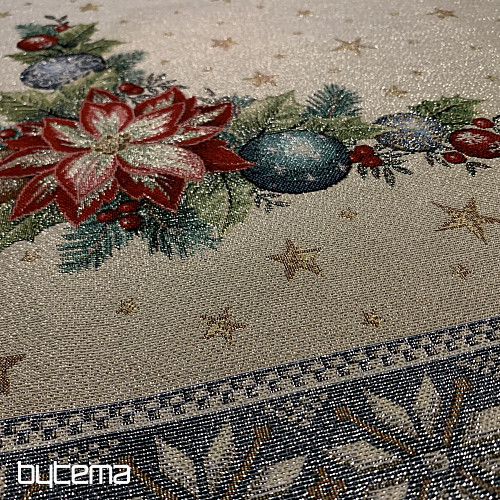 Manteles y pañuelos tapiz navideño CHRISTMAS STAR II azul