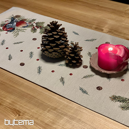 Mantel y pañuelo tapiz BULL BIRD
