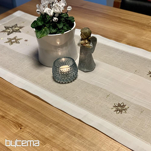 Mantel navideño bordado, Mantón de estrellas