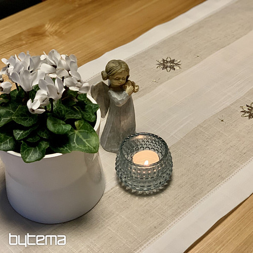 Mantel navideño bordado, Mantón de estrellas