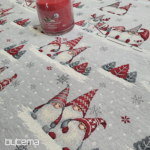Mantel y bufanda tapiz DUENDES NAVIDEÑOS 2