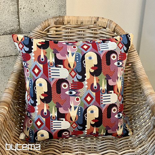 Funda de cojín tapiz ART FACE
