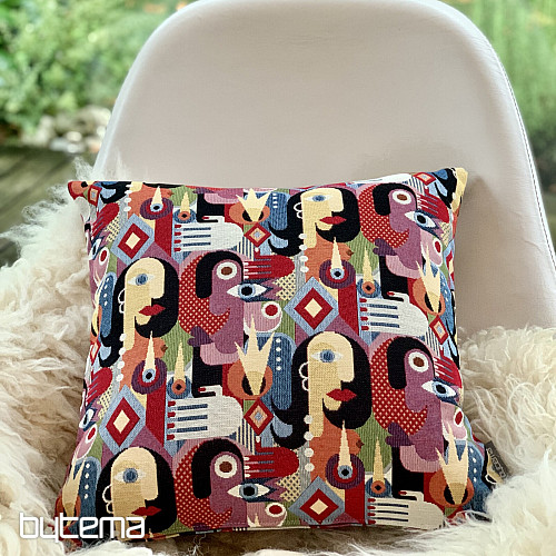 Funda de cojín tapiz ART FACE
