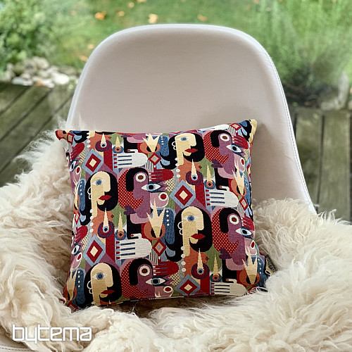 Funda de cojín tapiz ART FACE
