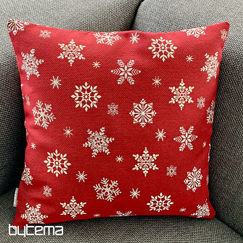 Funda tapiz navideño FLAKE ROJO