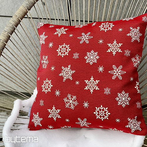 Funda tapiz navideño FLAKE ROJO