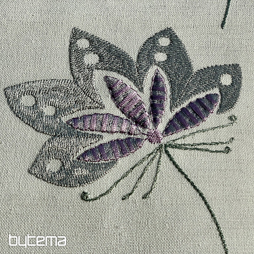 Funda decorativa bordada RICHMOND violeta