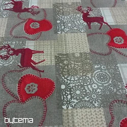 Tela decorativa navideña TRICOT