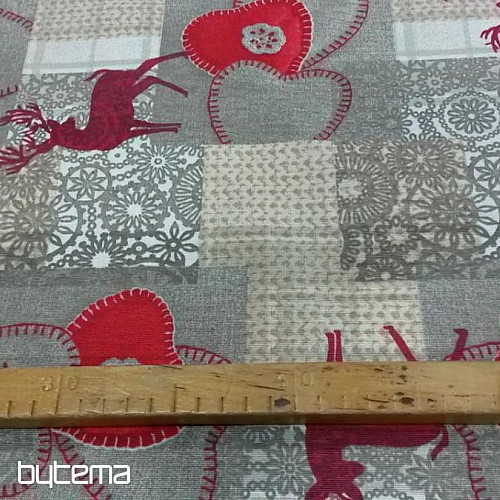 Tela decorativa navideña TRICOT