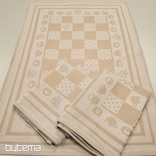 Paños de cocina KEET AND POLKA DOT BEIGE
