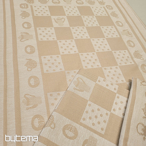 Paños de cocina KEET AND POLKA DOT BEIGE
