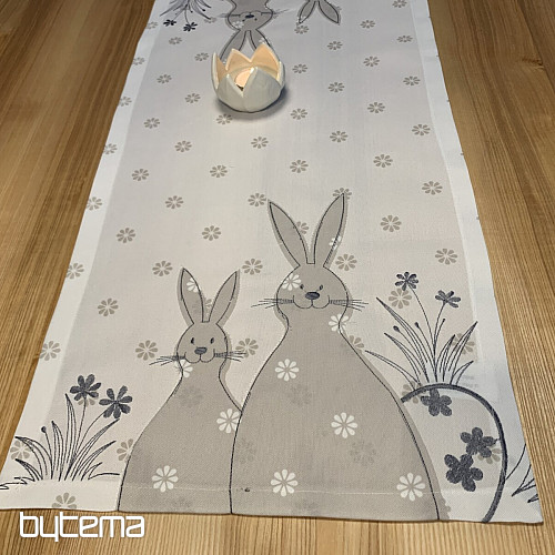Manteles y pañuelos bordados blanco LIEBRE