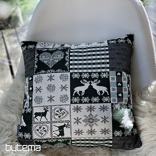 Funda tapiz navideño VERDE CIERVO