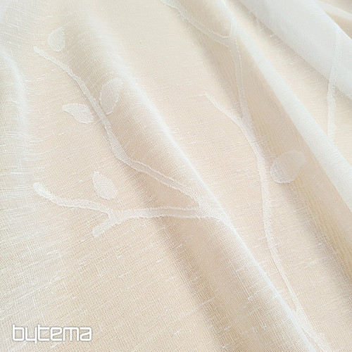 Cortina de lujo GERSTER 11769/295/0001 blanca