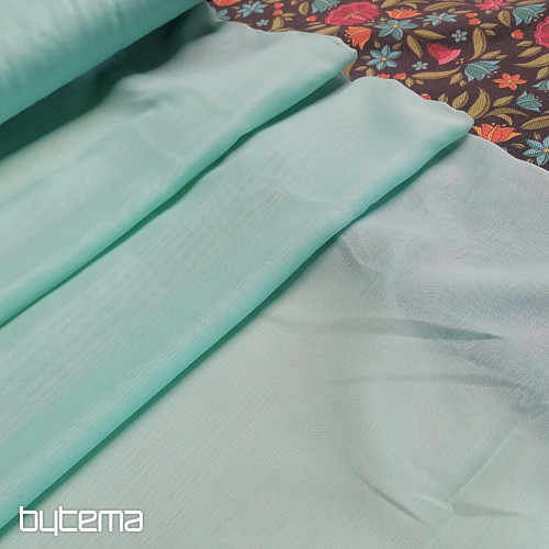 Tela decorativa ligera Kiba 64 turquesa
