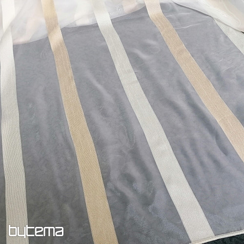 Cortina voile RAYAS ORO