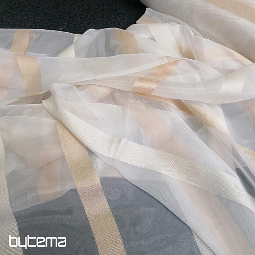 Cortina voile RAYAS ORO
