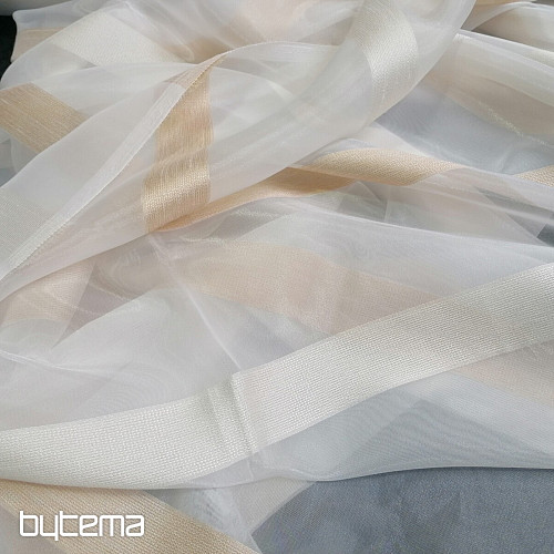 Cortina voile RAYAS ORO