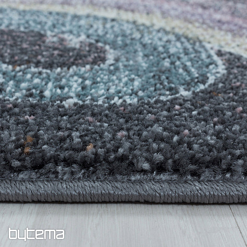Alfombra infantil de lujo FUNNY unicornio gris